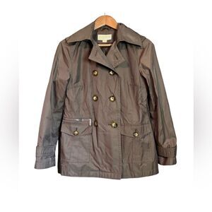 Michael Michael kors brown coat size small.‎